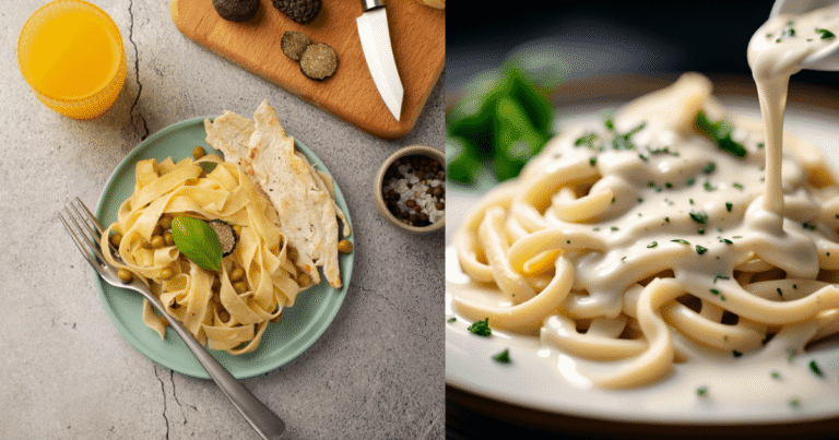 Creamy Fettuccine Chicken Alfredo Sauce