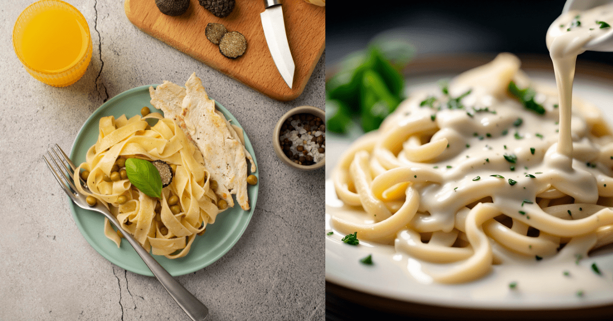 Creamy Fettuccine Chicken Alfredo Sauce