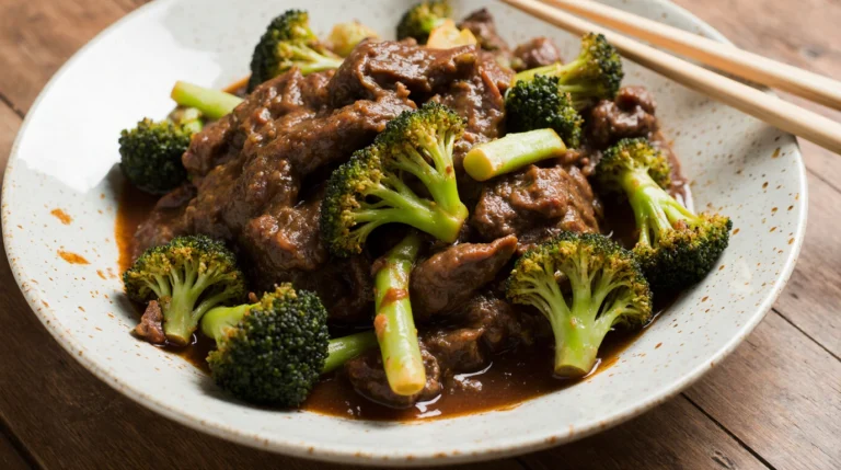 easy chinese beef and broccoli