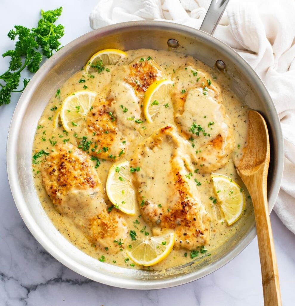 Creamy Lemon Garlic Chicken