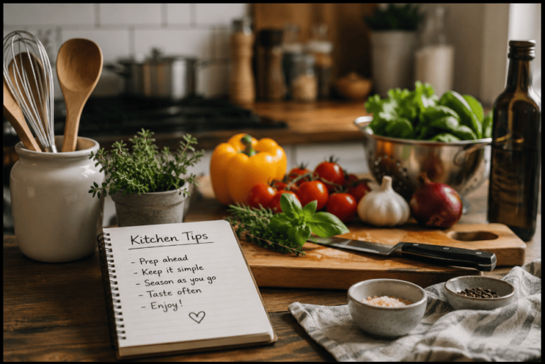 Essential Kitchen Tips Every Beginner Should Know (Complete Beginner’s Guide)