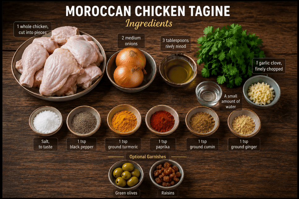 Moroccan chicken tagine