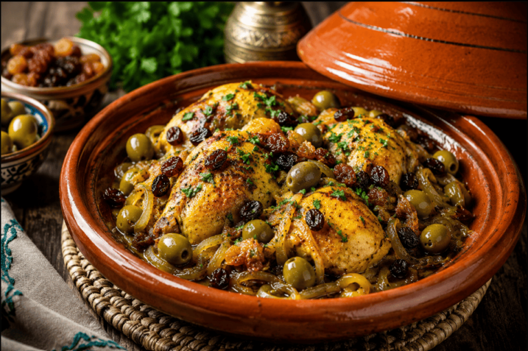 Moroccan chicken tagine