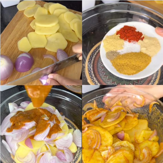 Oven Baked Chicken and Potatoes Recipe
